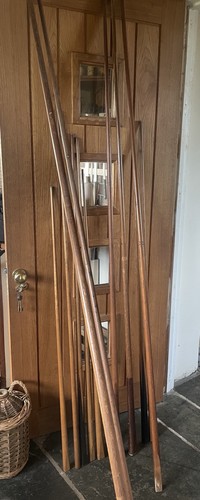 Vintage billiard cues 12 - vintage,