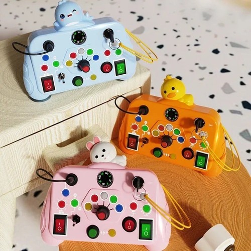 Montessori busy board led - board,