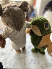 Vintage Wind in the Willows Rat & Frog Soft  Toy Jungle Toys of London