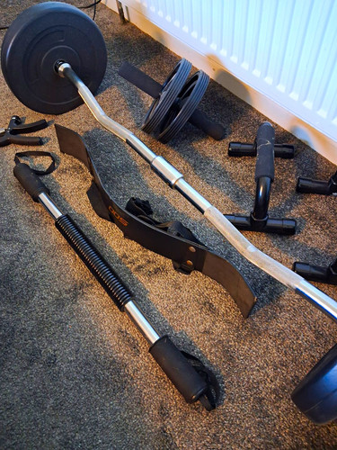 Curl bar set with - curl,