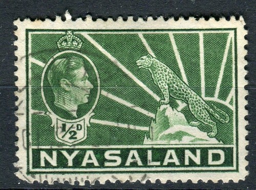Nyasaland sg130 1938 kgvi - nyasaland,