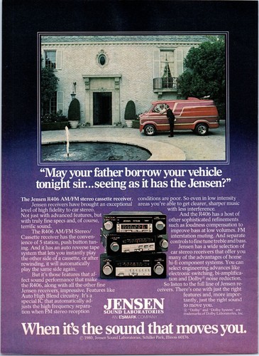 1981 jensen car stereo 80s - jensen,