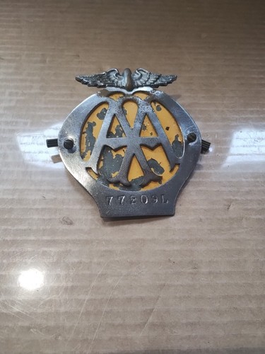 Old car badge - aa,