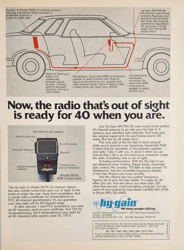 1977 print gain 9 - hy-gain,