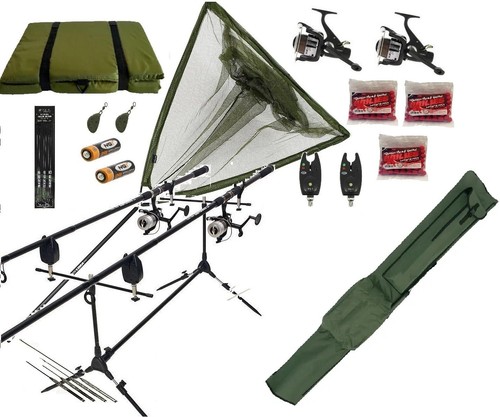 Full carp fishing - fishing, rods