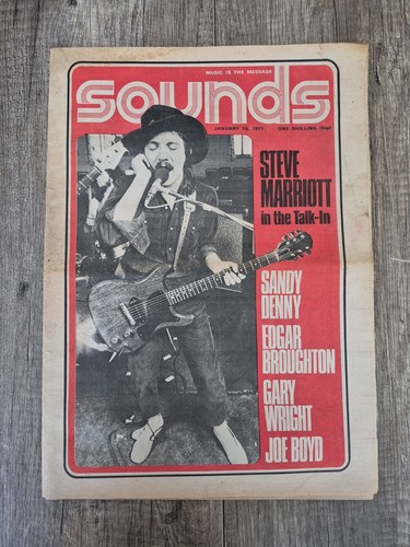 Sounds newspaper 1971 - newspaper, 16.01.1971