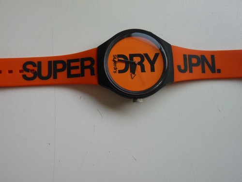 Superdry mens watch orange - superdry, in