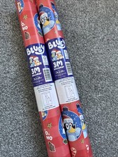 2 Rolls Of Bluey 3m By 70cm