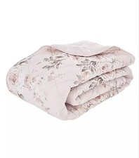 ☆☆☆ CATHERINE LANSFIELD PINK CANTERBURY FLORAL QUILTED BEDSPREAD  RRP £55 ☆☆☆
