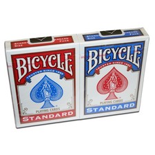 Bicycle 2-Pack Standard Index Poker Playing Cards 1 Red & 1 Blue Deck New Sealed