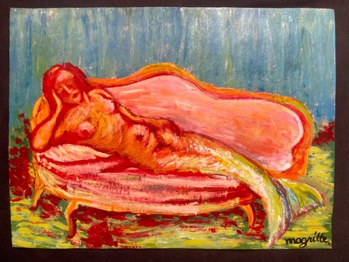 Rene magritte paiting old - paiting, on