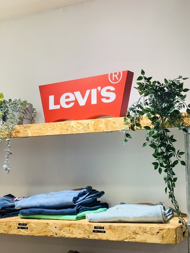 Levi 501 shop store sign - levi’s,