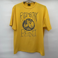 HOT RUDIMENTARY PENI Symbol Yellow Cotton T Shirt Full Size S-5XL