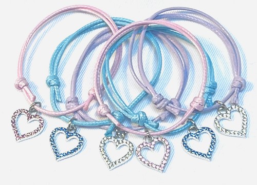 Heart friendship bracelets - 6,