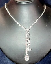 Diamante lariat drop - cz,