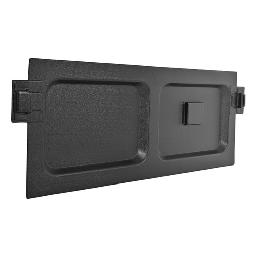 Black rear door - black,