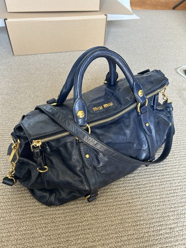 Miu bow - bow, navy