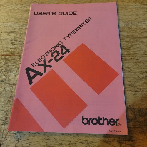 Users guide for brother - guide,