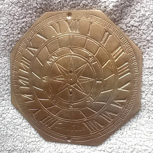 Vintage brass octagonal - vintage,