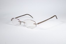 Silhouette Eyeglasses 5263 Womens Bronze 6055 Rimless Titanium Glasses Frames