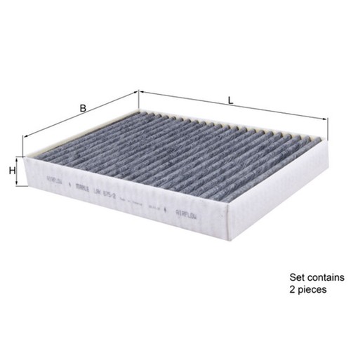 Cabin filter for - filter, bmw