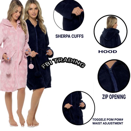 Womens ladies dressing gown - dressing,