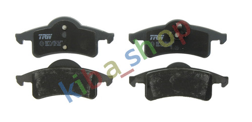 Brake pads set rear - brake, fits