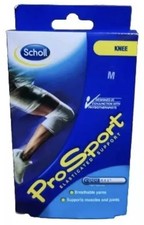 ? BNIB Scholl ProSport Elasticated Support KNEE Breathable Yarns MEDIUM  ?