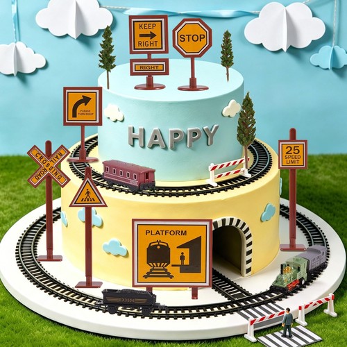 Train cake decorations mini - cake,
