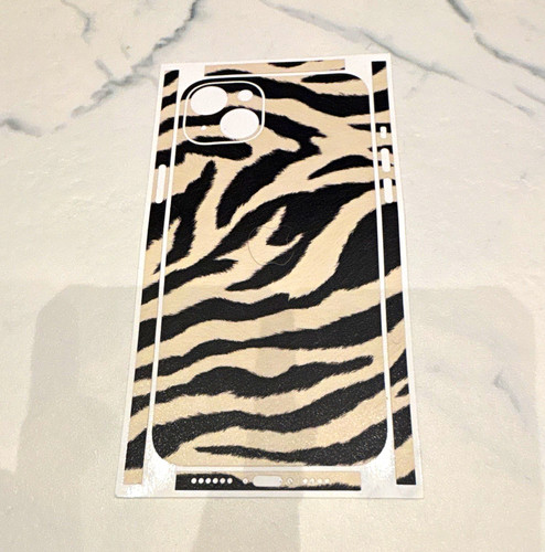 Zebra print phone skin - zebra,