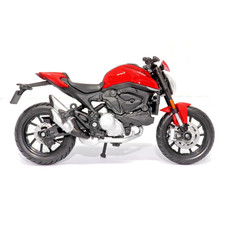 Maisto Ducati Monster + Red Scale 1:18 Model Toy Motorcycle Miniature Motorbike