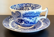 SPODE BLUE ITALIAN BREAKFAST CUP & SAUCER