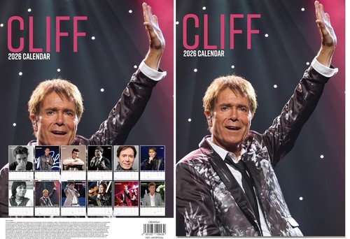 Cliff richard calendar 2026 - cliff,