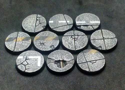 25mm resin bases - , x10