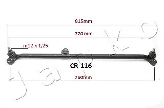 Tie rod for - tie,