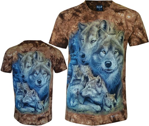 Wolves cute pups cabin - &,