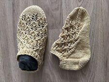 Araucania Hand knitted Ladies socks LUXURY Merino with SILK WOOL MxUK5-6 EU38-39