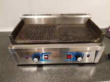 Adexa 2.3kw Single Phase Ribbed / Smooth Cast Iron Grill