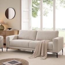 dusk 3 seater beige sofa -