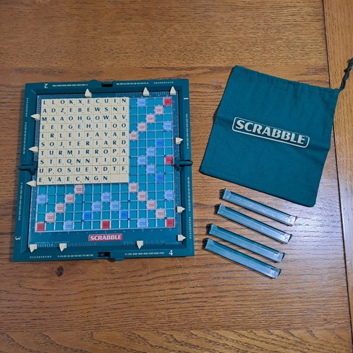 Travel scrabble board - scrabble, game