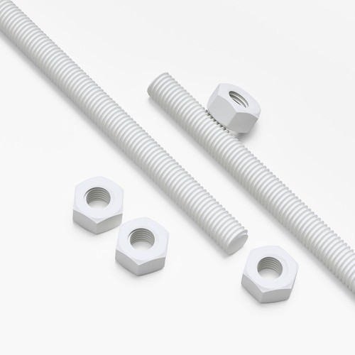 White x 1000 mm - white, pp