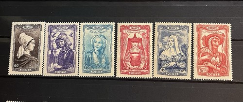 Old french stamps - stamps, 1943