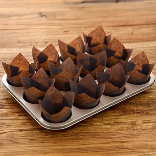 Tulip muffin case brown jumbo - tulip,