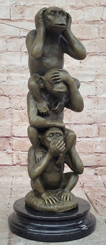 Vintage solid bronze three - vintage,