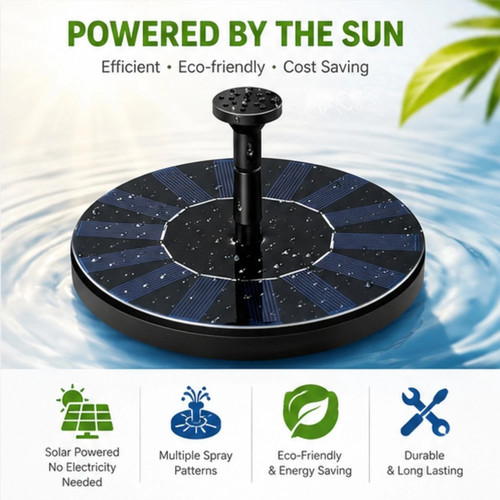 Solar powered floating - powered,