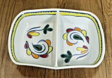 Vintage Buchan Portobello Scotland Stoneware Sutherland Divided Oven Dish