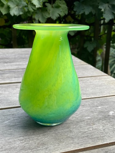 Signed studio art glass - art,