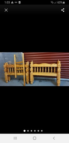 Solid pine bunk - solid,