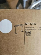 IKEA MITTZON Underframe sit/stand for desk/white 120/80