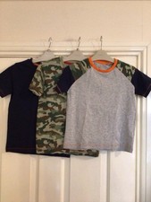 Boys next camouflage set 3 short sleeve tops aged 6 years